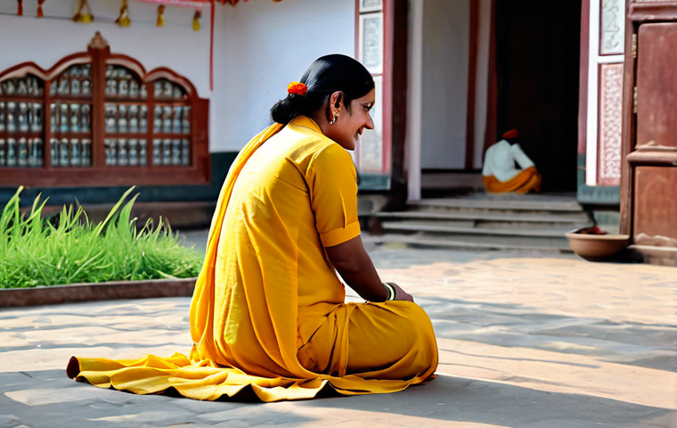 천연화장품 맞춤형 추천 서비스 - A professional businesswoman in a modest business suit, sitting at a desk in a modern office, fully ...